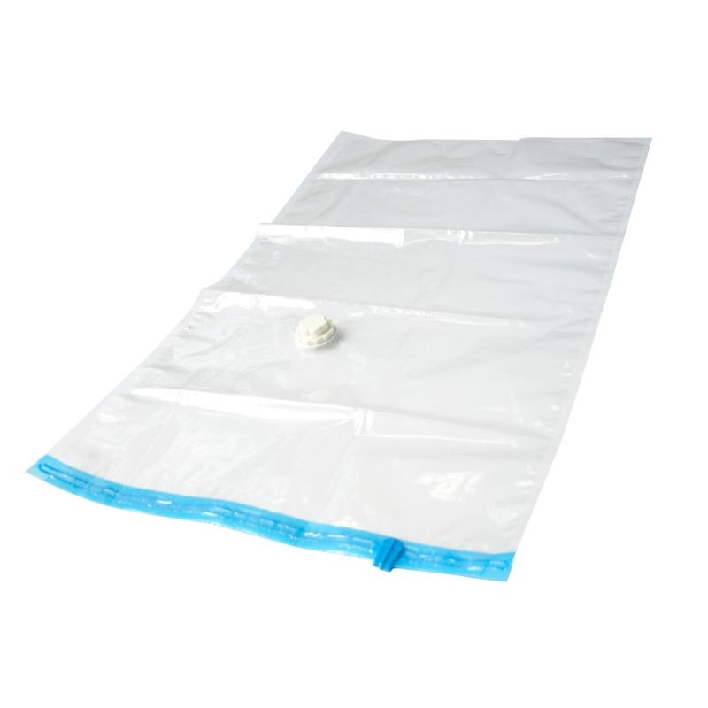 Sac pentru vidat 80x110 cm, haine, paturi, economisire spatiu, inchidere glisor, transparent - imagine 8